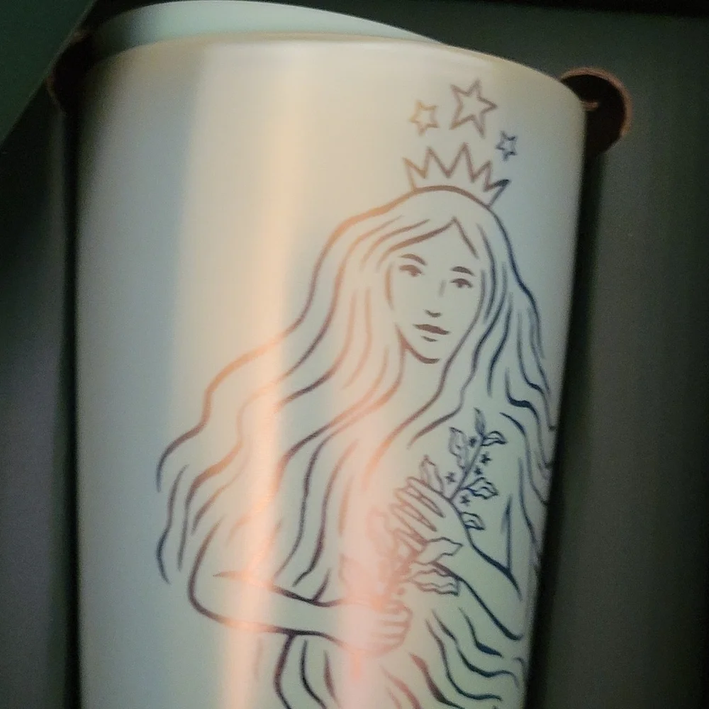 NIB Starbucks Limited edition ceramic tumbler‎ rare